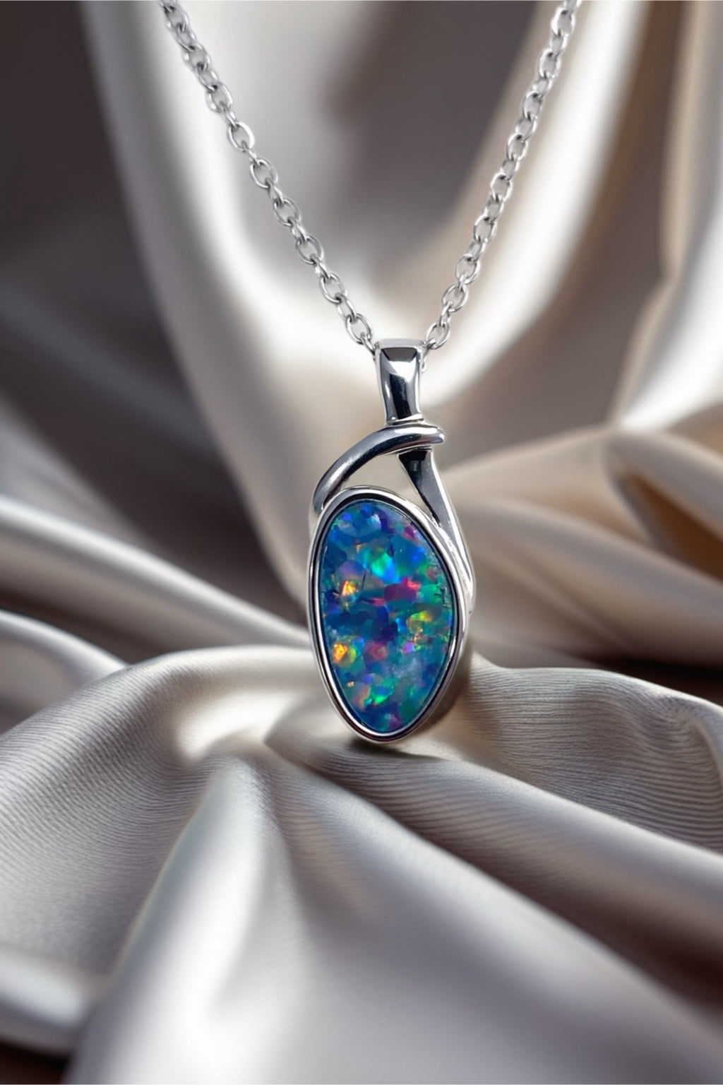 Heirloom Light Opal Pendant