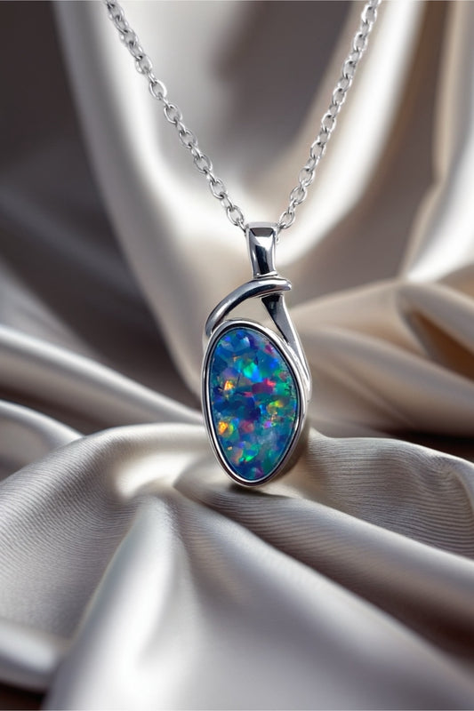 Heirloom Light Opal Pendant