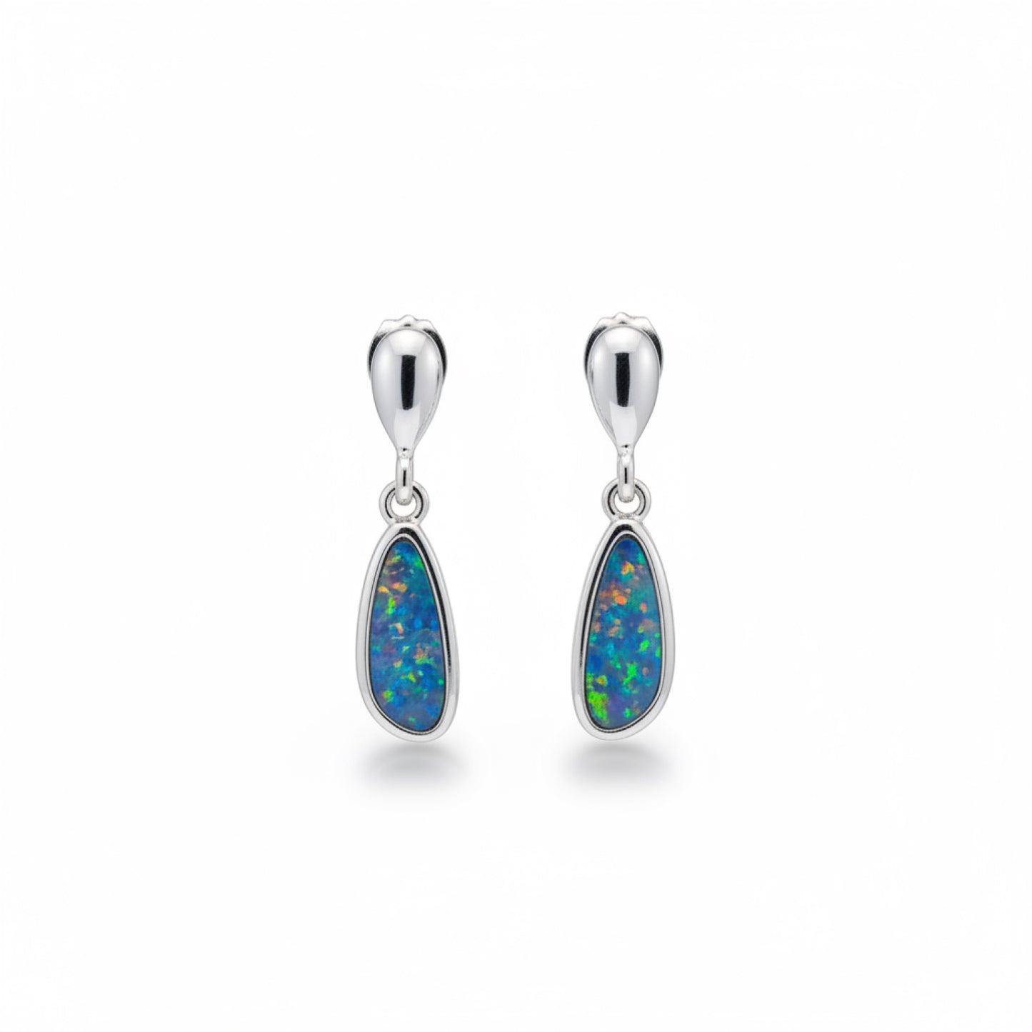 Daybreak Drop Opal Earrings
